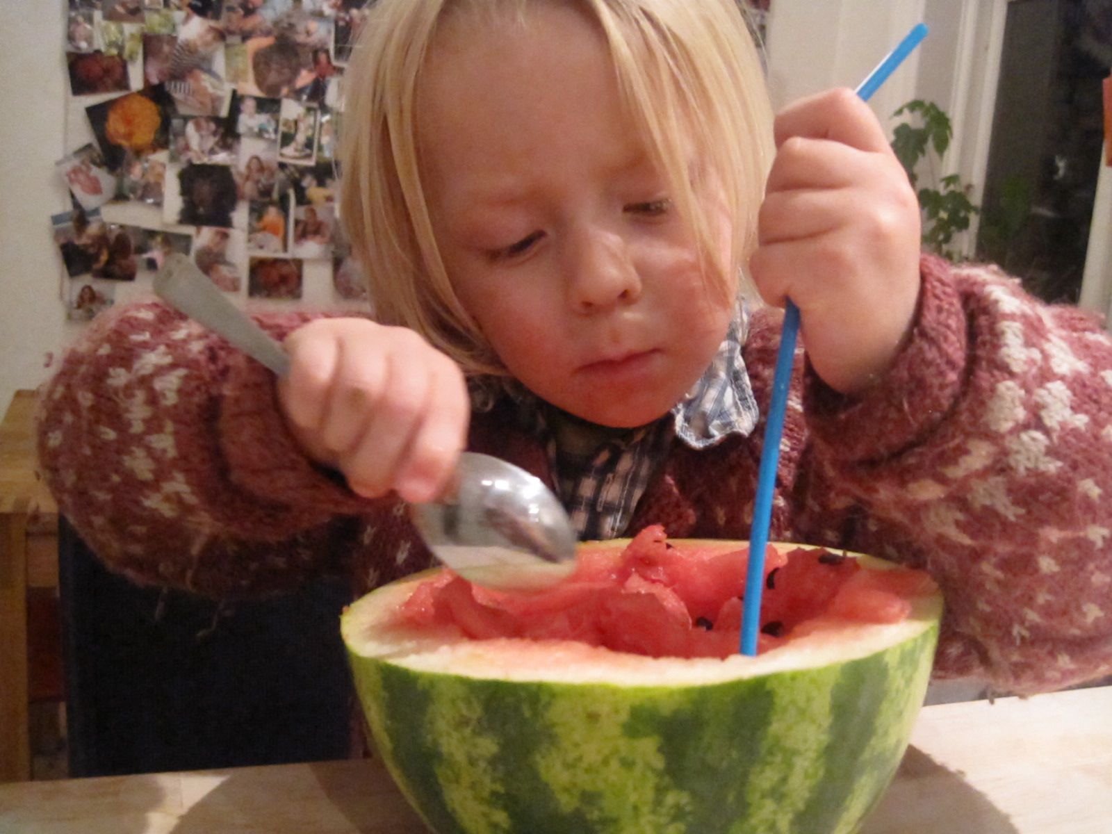 Det her er lykken når man elsker vandmelon