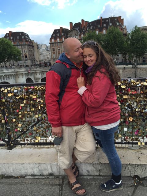 Sådan så jeg ud i marts 15 i romantiske Paris. Med mine enorme jeans